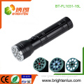 Factory Wholesale Cheap 3 in1 Multi-function Best Aluminum Alloy Material 15 led Laser Flashlight with UV light